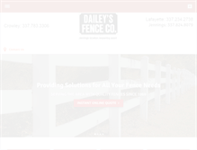 Tablet Screenshot of daileysfence.com